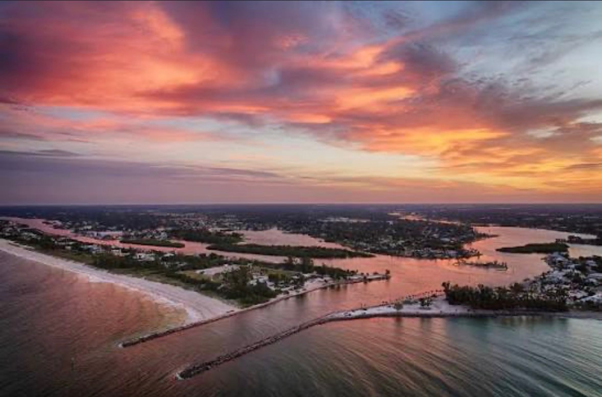 Sunset over Venice, Florida